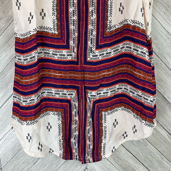 SANCTUARY Lana Scarf Button Down Tank Top - Picture 7 of 9